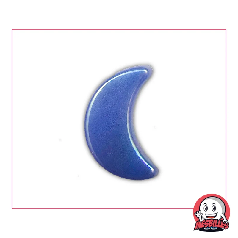1 Bille Lune Glossy Bleu Extra Plate