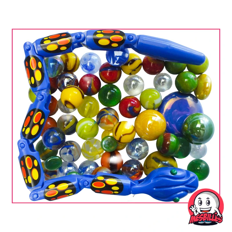 55 Billes assorties et 1 Serpent Slinky