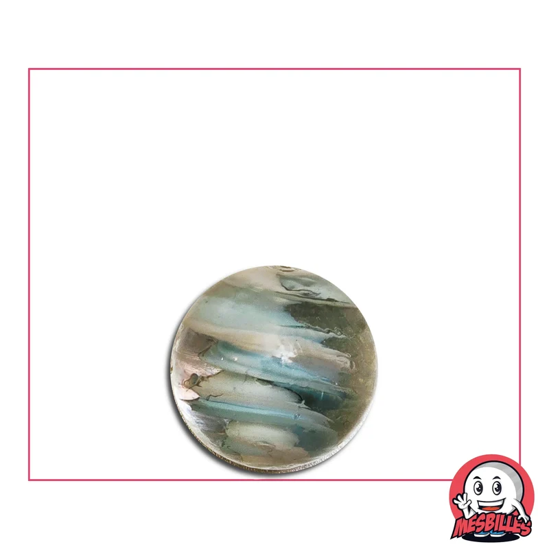 1 Bille Art Bonbon Blanc Ciel 16 mm